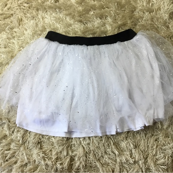 THE CHILDRENS PLACE Girls size 14 SKELTON SHIRT TUTU HALLOWEEN SET - Picture 3 of 4